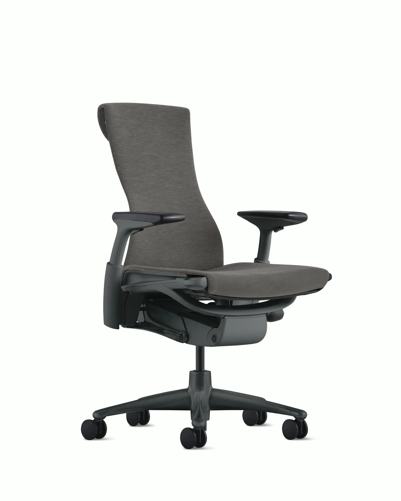 Herman Miller's product photograph of the Embody chair showing the segmented back
