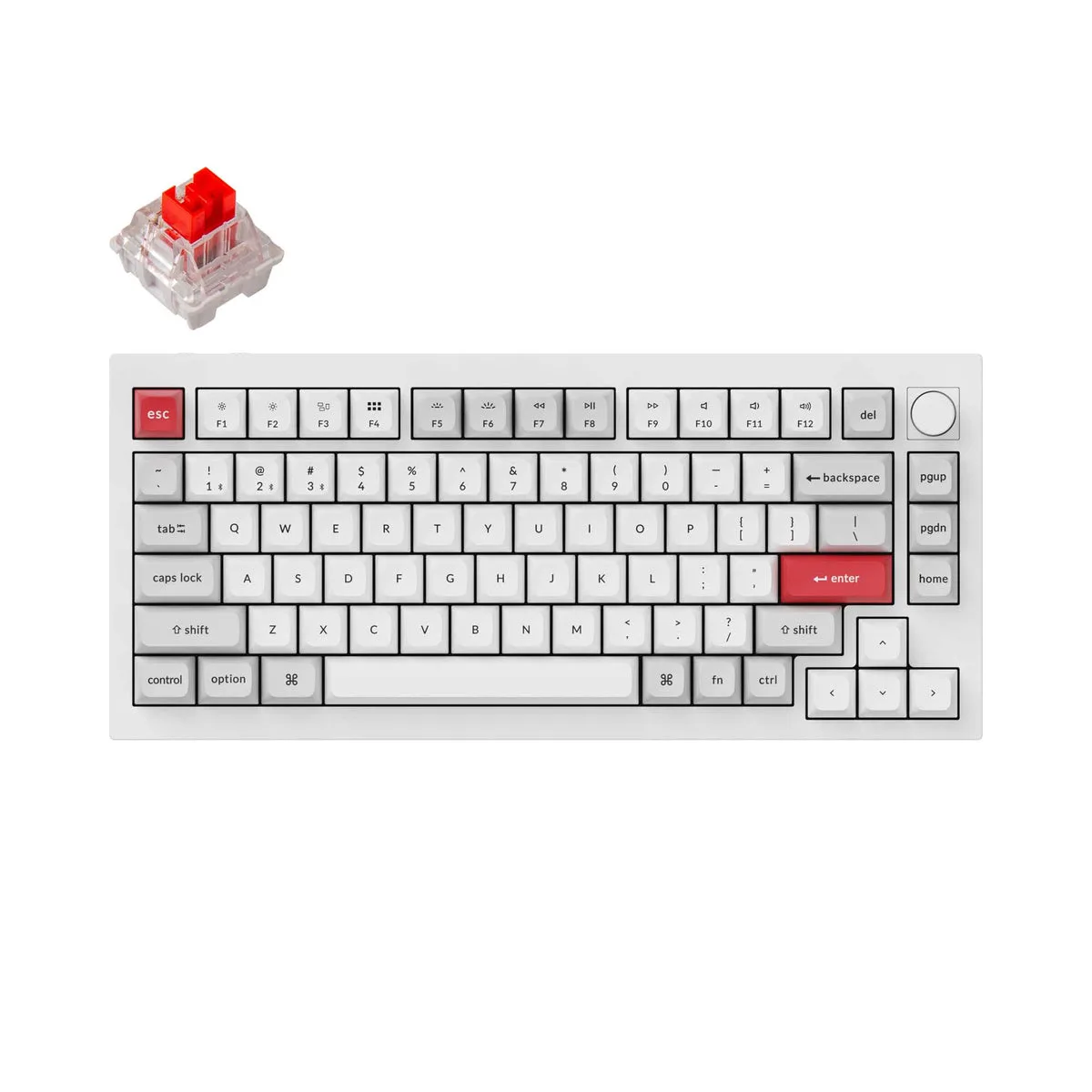 Keychron's product page for the Q1 Pro QMK/VIA wireless mechanical keyboard